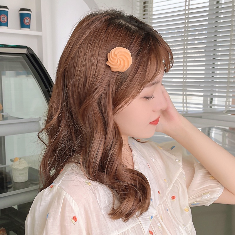 Kẹp Tóc Hình Bánh Quy Dễ Thương Cho Bé Gái