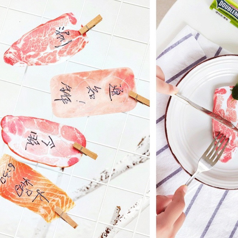 Sổ Ghi Chú Hình Miếng Thịt Bò Bít Tết Cá Hồi Vui Nhộn Sáng Tạo Hàn Quốc N Times Posted In Korea