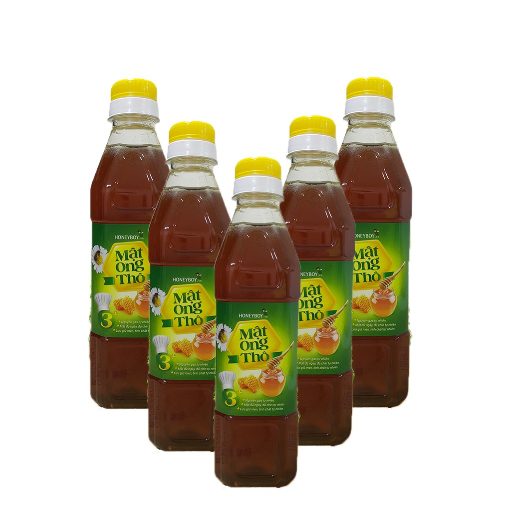 Bộ 5 Mật Ong Thô Honeyboy 400ml