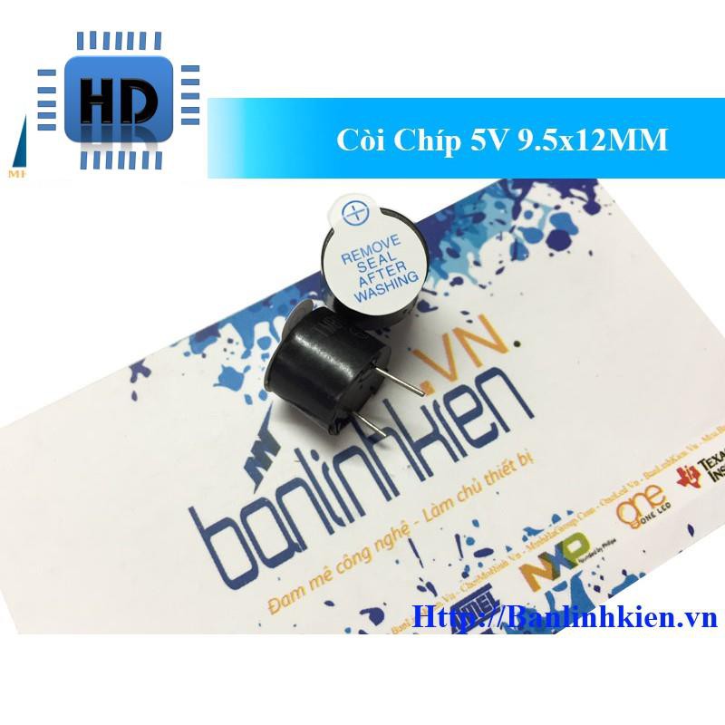 Còi Chíp 5V 9.5x12MM Zin