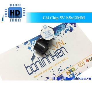 Còi Chíp 5V 9.5x12MM Zin