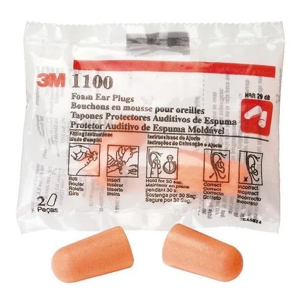 Nút bịt tai chống ồn cao cấp chính hãng 3M 1100 chống ồn đi ngủ không dây , tiện lợi - Safe RPS