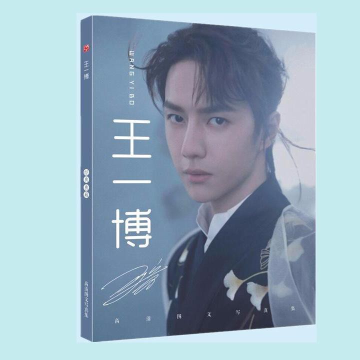 Album ảnh Vương Nhất Bác A4 tặng kèm poster in hình idol