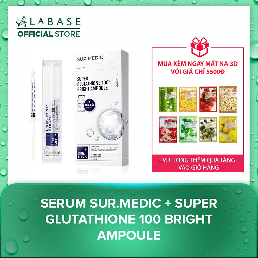 Serum Sur.Medic + Super Glutathione 100 Bright Ampoule | BigBuy360 - bigbuy360.vn