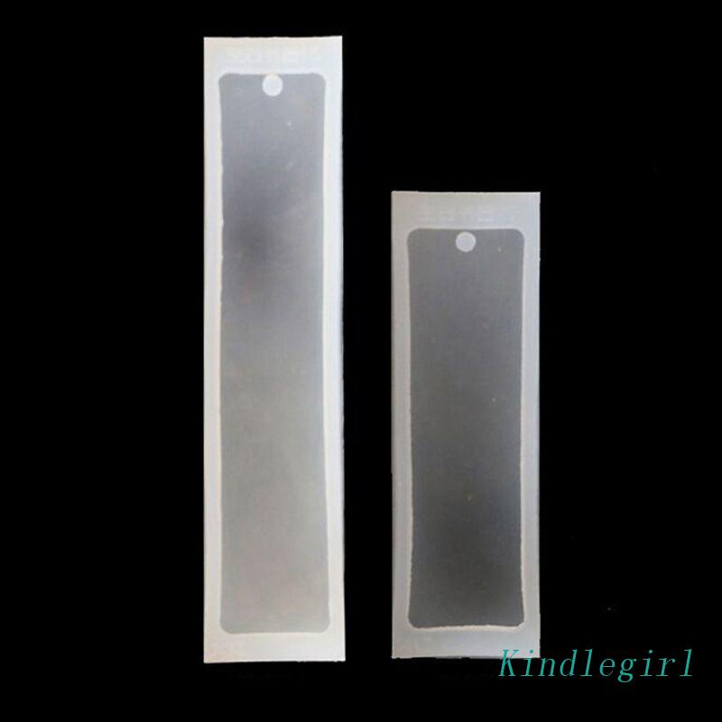 Khuôn Silicone Làm Thẻ Đánh Dấu Sách Hình Chữ Nhật DIY
