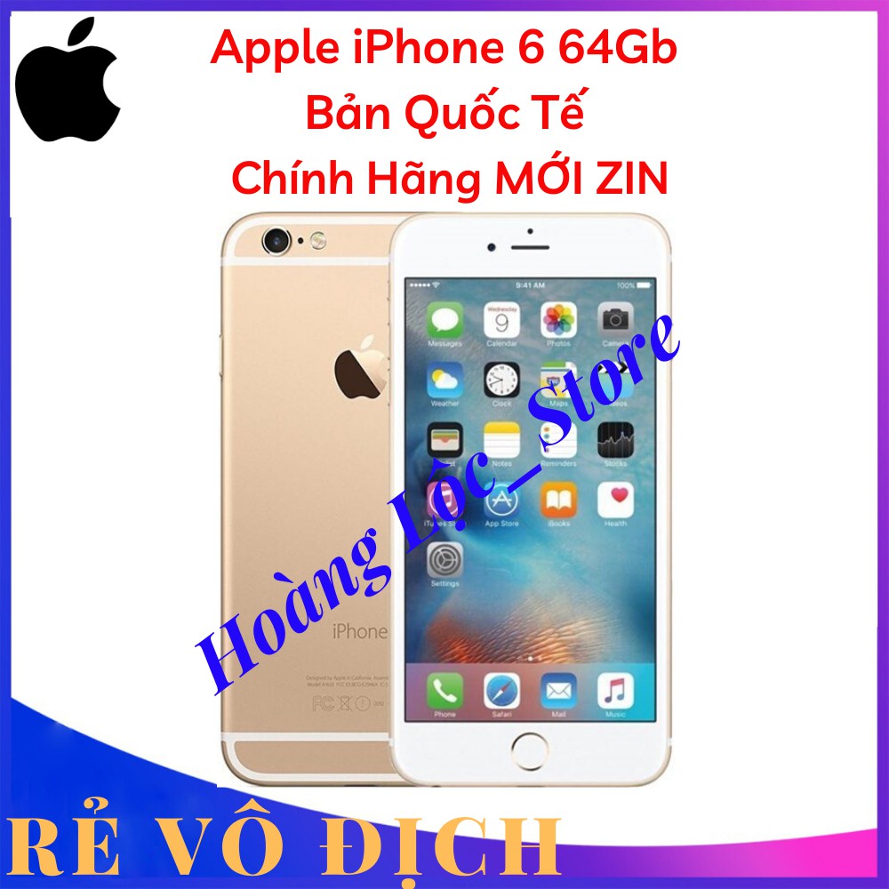 [Freeship] Điện Thoại iPhone 6 64gB Quốc Tế Chính Hãng Chuẩn Zin Mới Full Chức năng Bảo hành 1 Năm