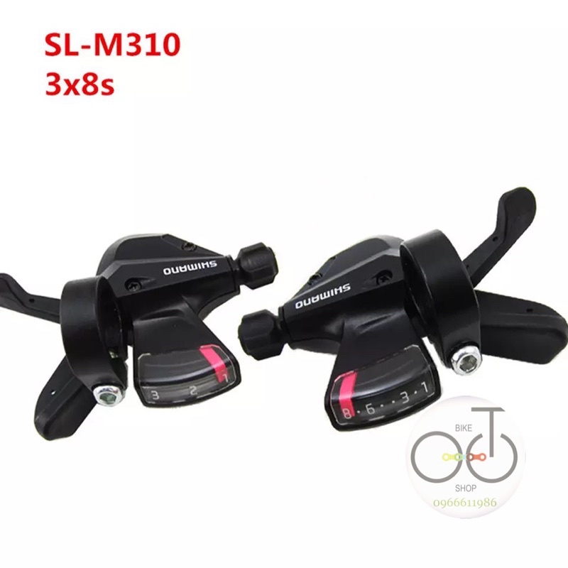 Tay bấm xả không tay phanh M310 24 Speed 3x8