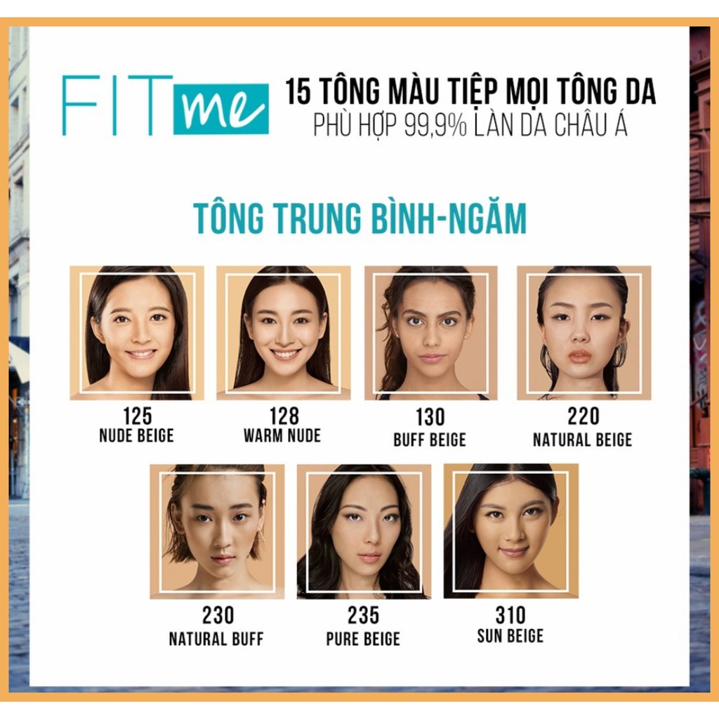 Kem nền mịn nhẹ kiềm dầu Maybelline Fit me Matte Poreless 30ml