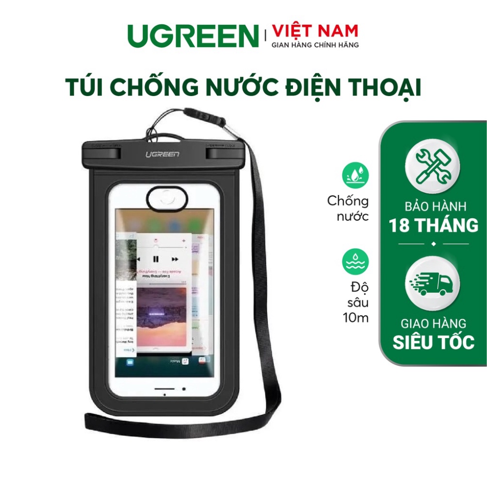 Túi đựng điện thoại chống nước UGREEN 50919 tiêu chuẩn IPX 8