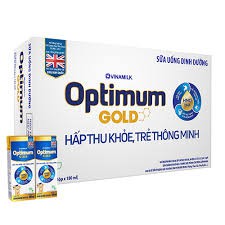 Thùng sữa bột pha sẵn Optimum Gold 180ml (48 hộp)