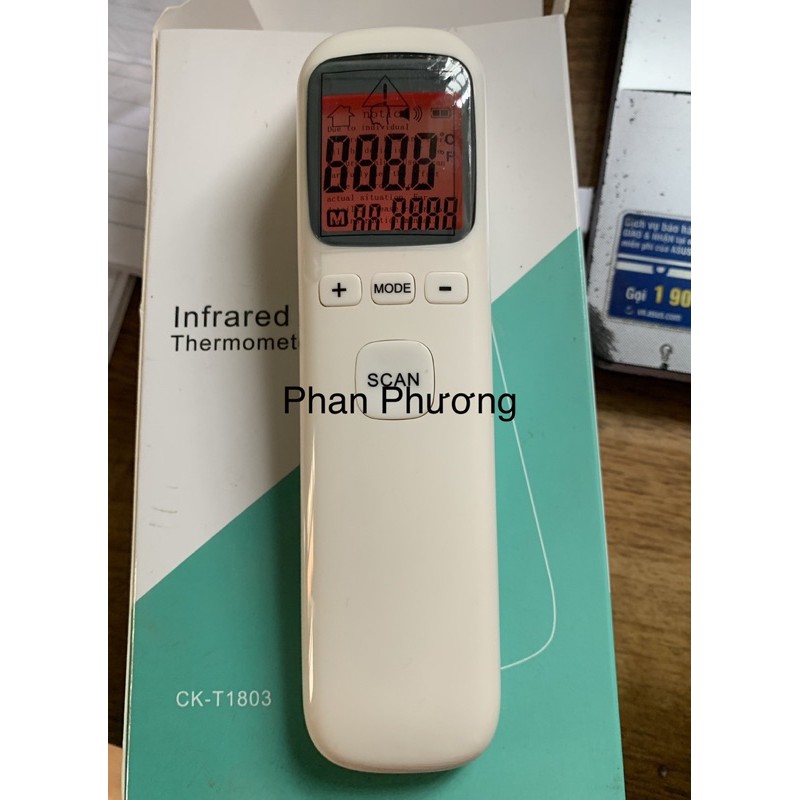 Ck1803- Nhiệt kế điện tử hồng ngoại đa năng- Bản Scan tiêu chuẩn Châu Âu!