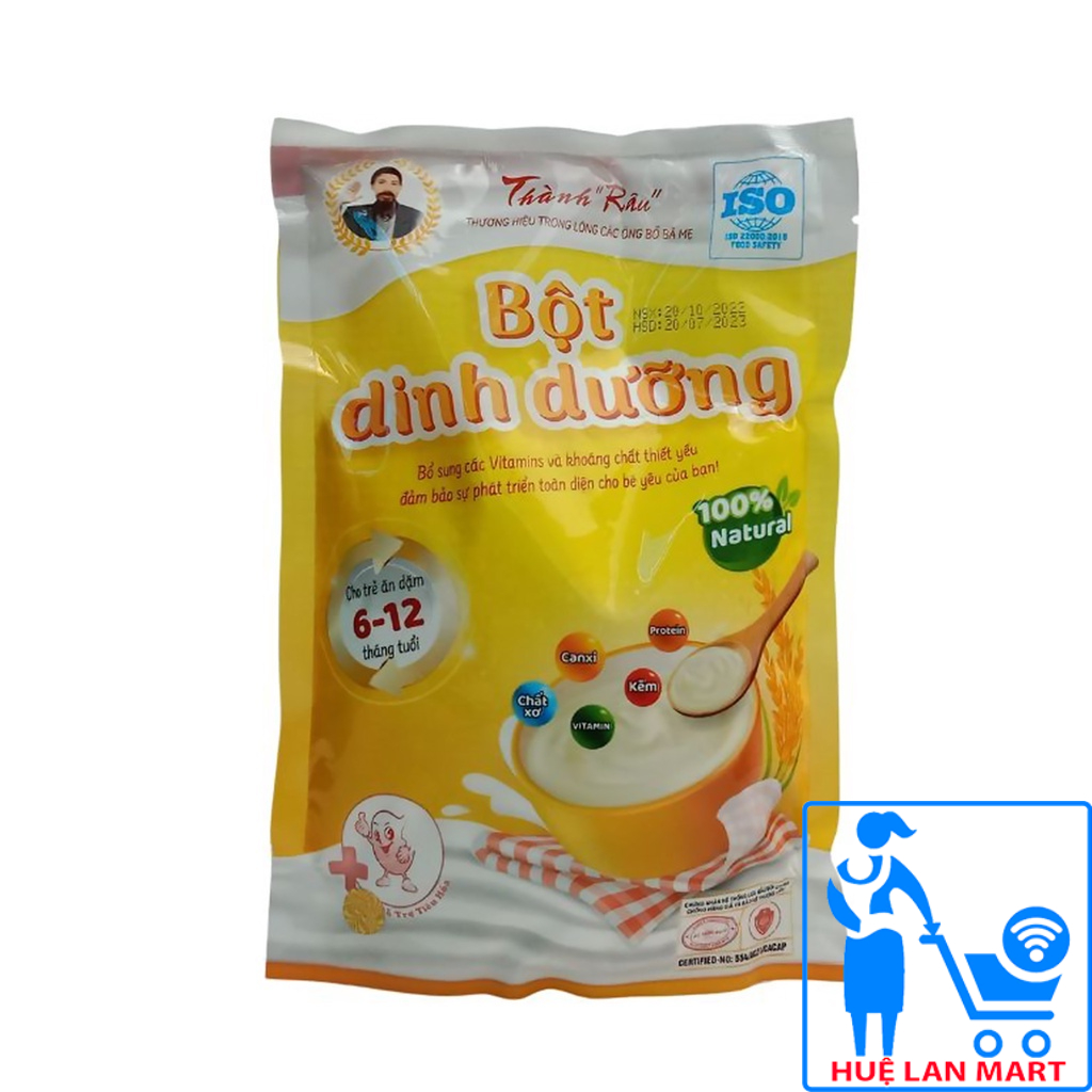 Bột Dinh Dưỡng Thành Râu Túi 450g Bột mịn tổng hợp bổ sung vitamin và khoáng chất từ thiên nhiên