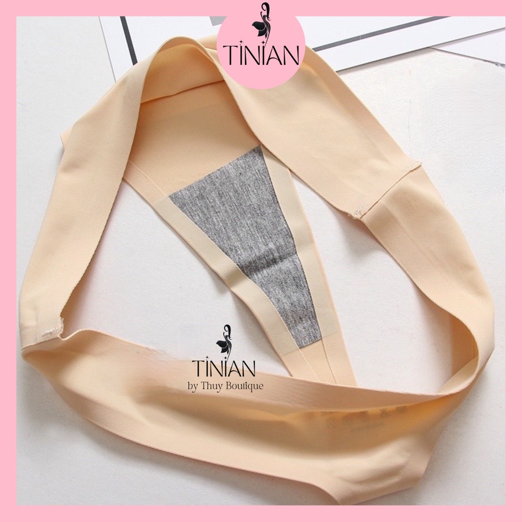 Quần lọt khe su TINIAN gợi cảm thun lạnh trơn không đường may sexy cao cấp 009