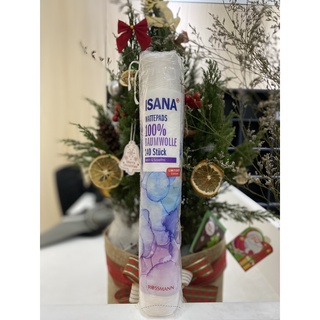 Bông tẩy trang isana 100% cotton, 140 miếng