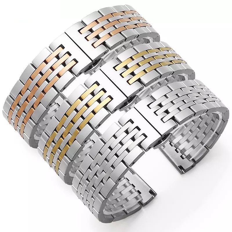 Dây Đồng Hồ Bằng Thép Không Gỉ 12mm 14mm 16mm 18mm 19mm 20mm 21mm 22mm
