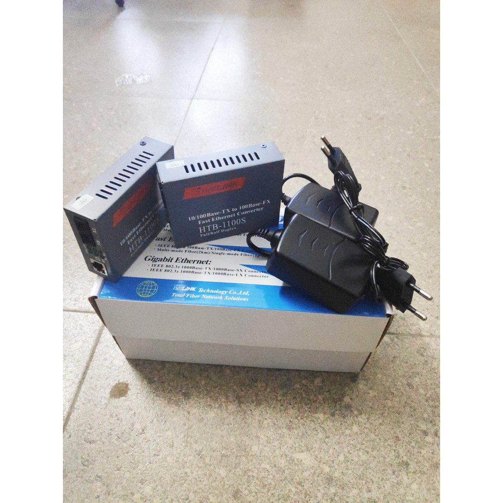 Converter quang 2 sợi HTB-1100s chuẩn 10/100