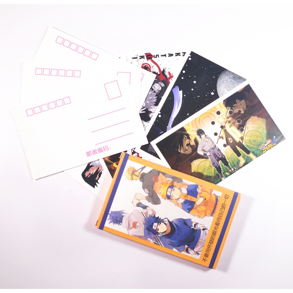Hộp Postcard, Bưu thiếp Anime - Naruto Shippuuden 15x9cm [AAM] [PGN22]