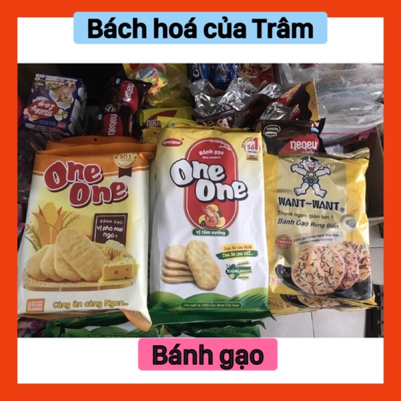Bánh gạo One one, bánh gạo nhật Want Want 118g