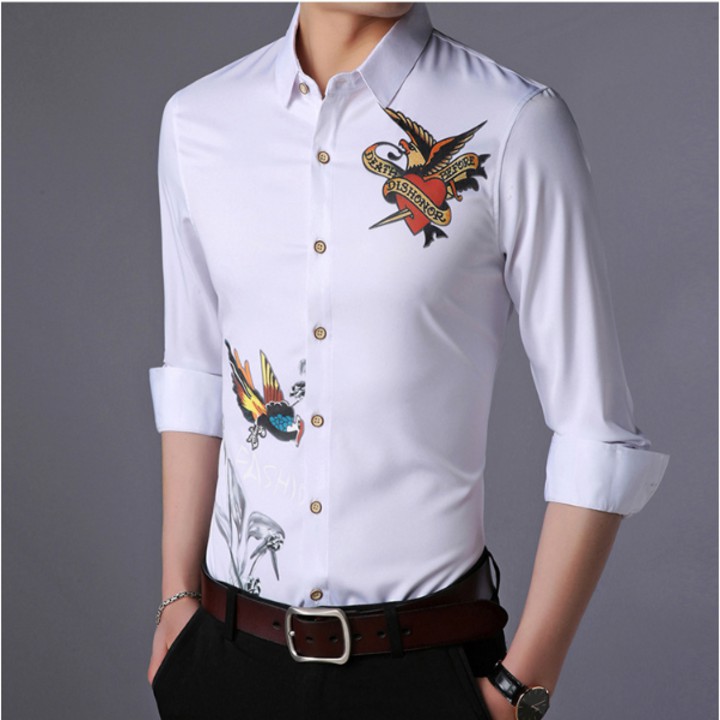 (TRỢ GIÁ) Áo Sơ Mi Nam Dài Tay Thời Trang - Phong Cách Trẻ Trung Nam Tính | BigBuy360 - bigbuy360.vn