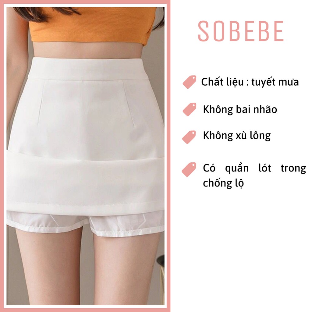 Chân váy chữ a ngắn bigsize lưng cao công sở T18 STORE CV03 | BigBuy360 - bigbuy360.vn