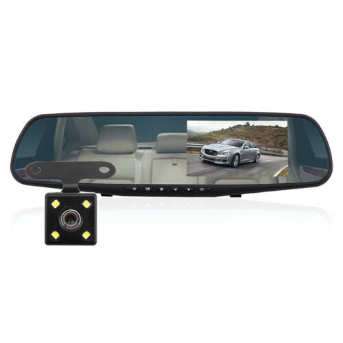 Bộ quan sát phía sau ô tô Full HD Màn hình gương LCD 4,3 "+ Camera lùi tầm nhìn ban đêm