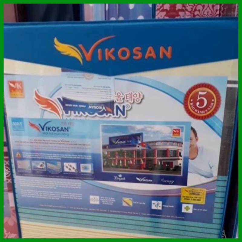 [sale-36%❤️❤️]Đệm bông ép vikosan cứng chắc ( 180cm x200cm X9cm )