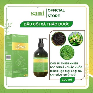 Dầu gội thảo mộc SANI 300ml, Dầu gội thảo dược sạch gàu, nấm ngứa, ngăn rụng tóc, hoàn toàn từ thảo mộc thiên nhiên