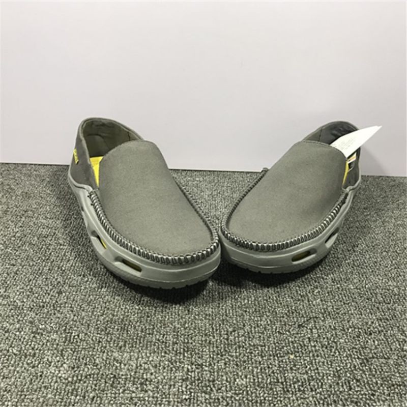 GIÀY  LƯỜI VẢI  CROSS TIDELINE SLIP ON CHO NAM MÀU XÁM