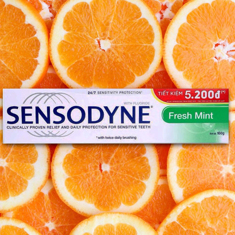 Kem Đánh Răng Hương Bạc Hà Sensodyne Fresh Mint 160g