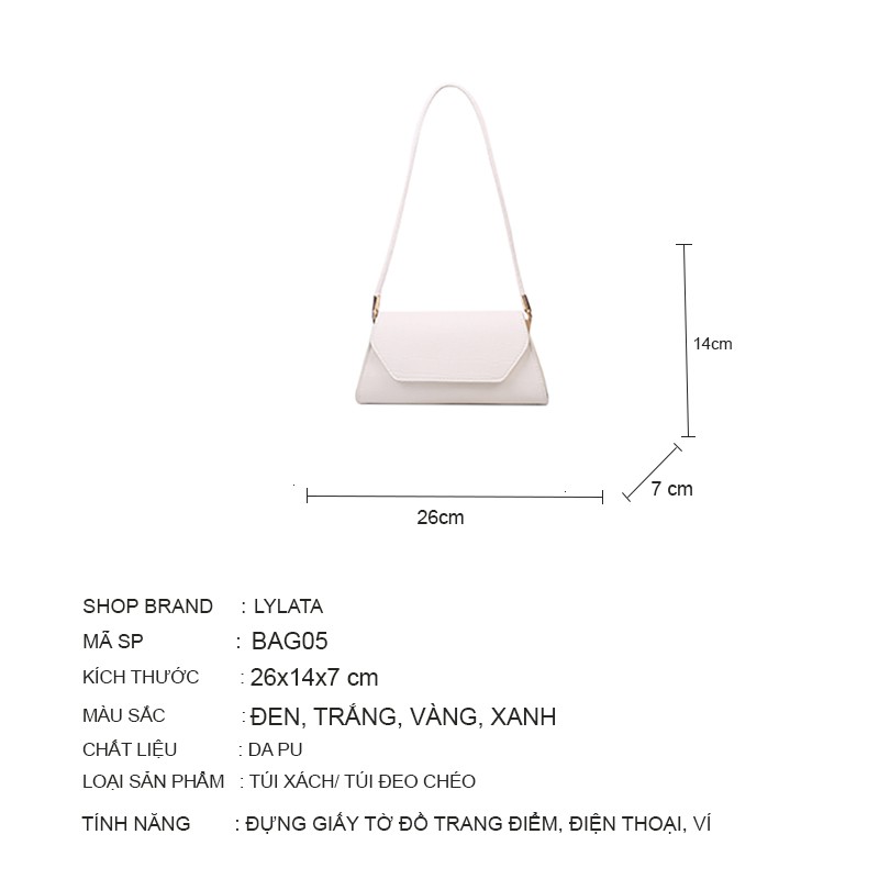 Túi Xách Nữ Thời Trang Phong Cách SANG TRỌNG LỊCH SỰ - BAG05