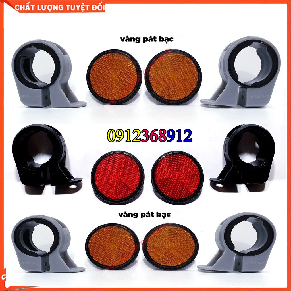 BỘ 4 MẮT MÈO PHẢN QUANG ZHIPAT TRƯỚC SAU ( TÙY CHỌN MÀU MẮT VÀ MÀU PÁT PHUỘC)