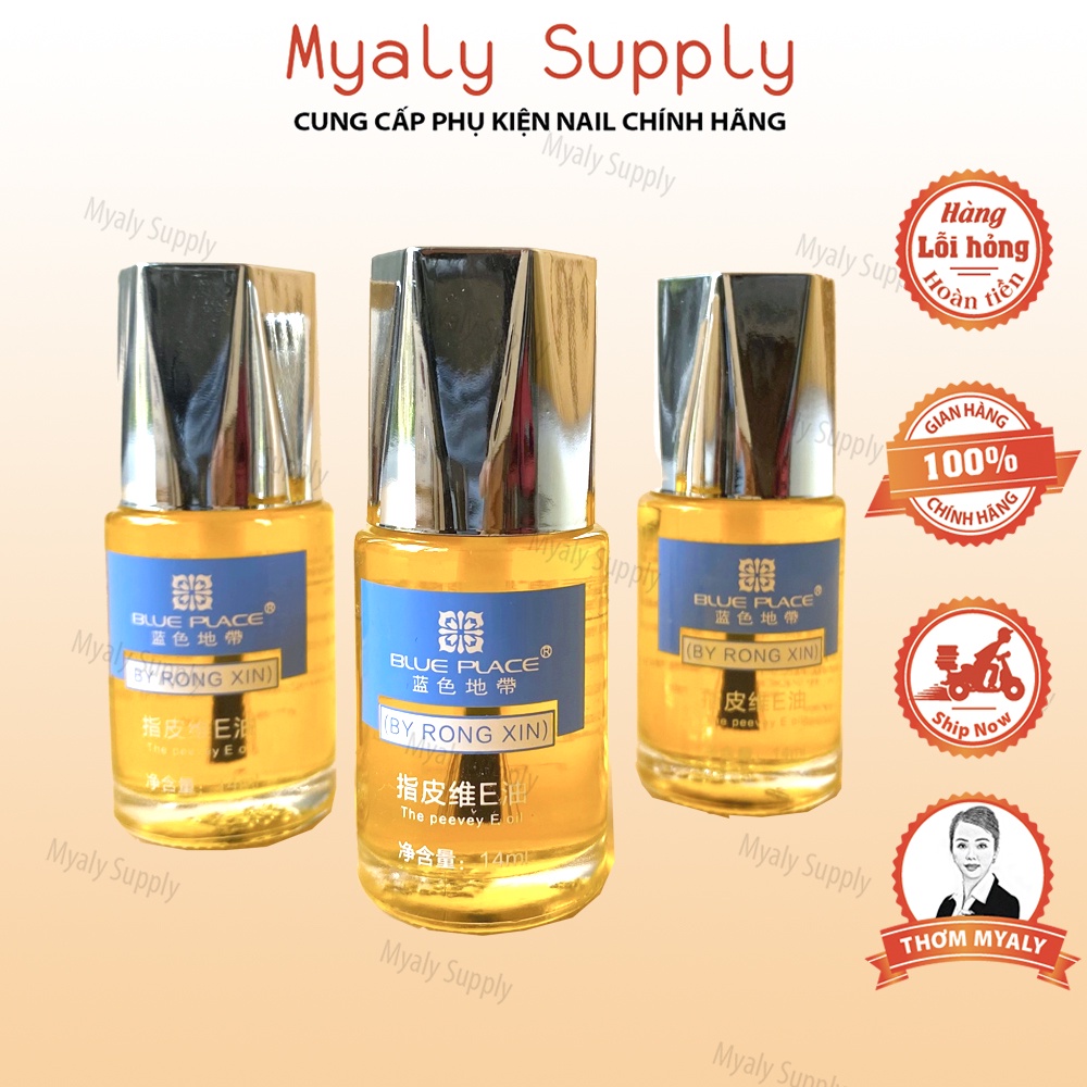 Dầu Tháo Móng Úp, Nước Tháo Móng Bột, Gel Siêu Nhanh RONGXIN BLUE PLACE 14ml 1520