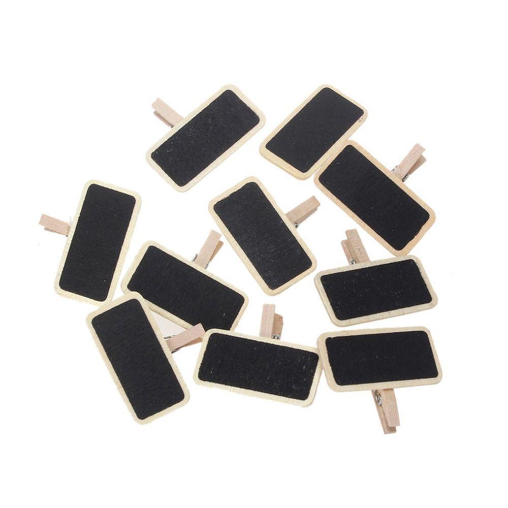 Giá Đỡ Bảng Đen Ghi Chú Mini Hình Chữ Nhật Dùng Trang Trí Đám Cưới