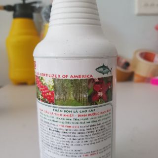 Đạm cá fish 6-2-2 chai 500ml