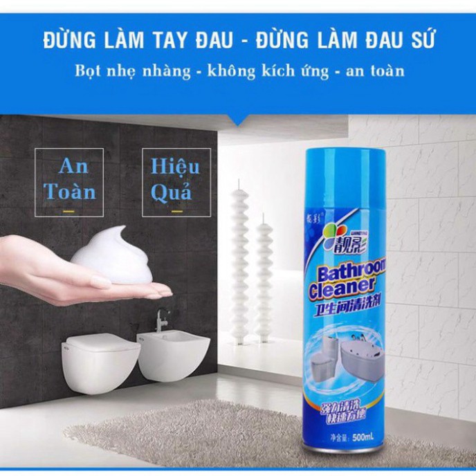 Kính Chào quý khách BÌNH XỊT BỌT TUYẾT VỆ SINH NHÀ TẮM BATHROOM CLEARNER 500ML - Shop Lộc Hoa Xin cảm ơn quý khách