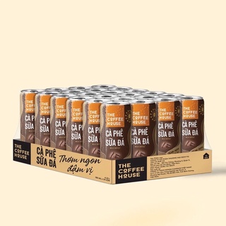  Thùng 24 Lon Cafe Sữa Đá Coffee House 180ml Milk Coffee 