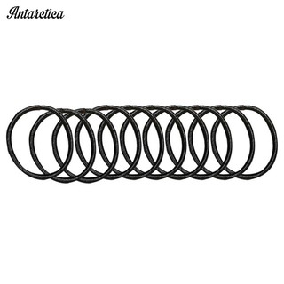 Set 10 Dây Cột Tóc Màu Trơn Cho Bé Gái