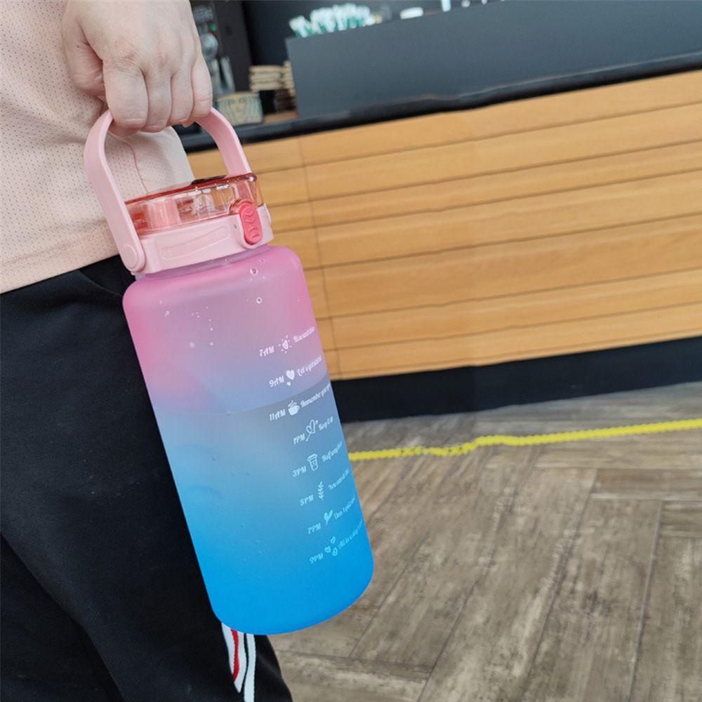 PISTA Bình Nước Dung Tích 2000ml Có Ống Hút Tiện Lợi
