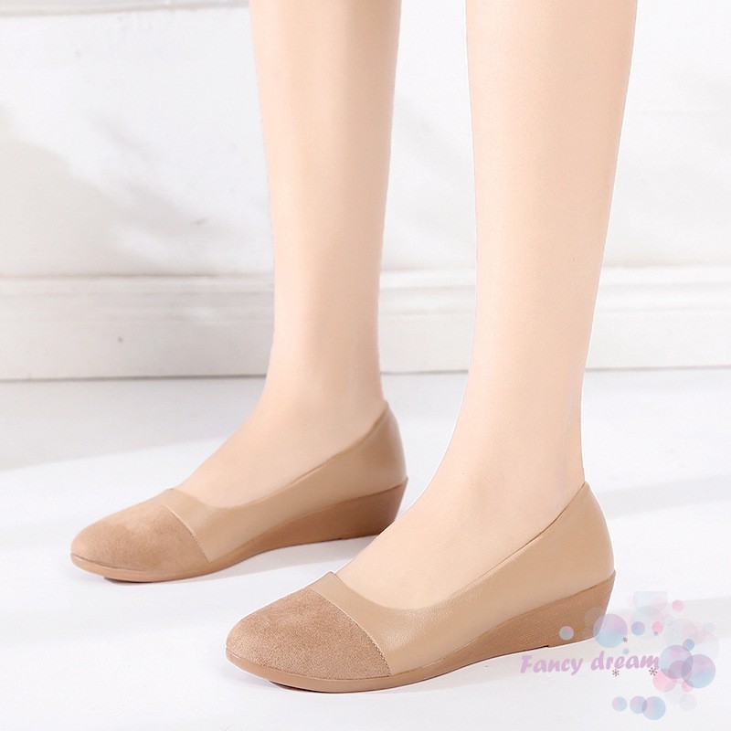 1 Đôi Giày Búp Bê Nữ Đế Bệt Chống Trượt Thông Thoáng