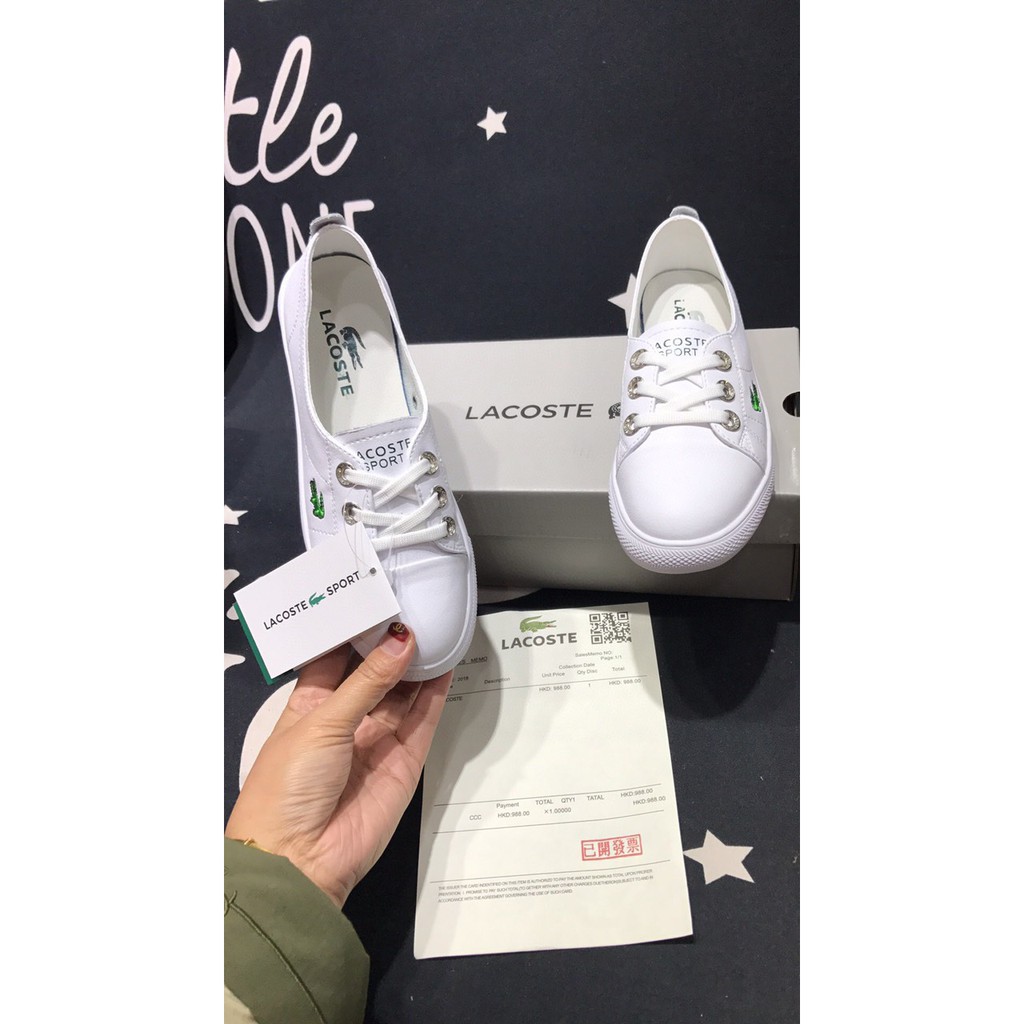 Giày nữ xuất dư lacoste