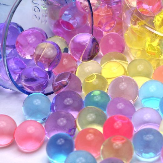 Set 2000 hạt nở trong suốt như pha lê nhiều màu sắc dùng trang trí tiện dụng