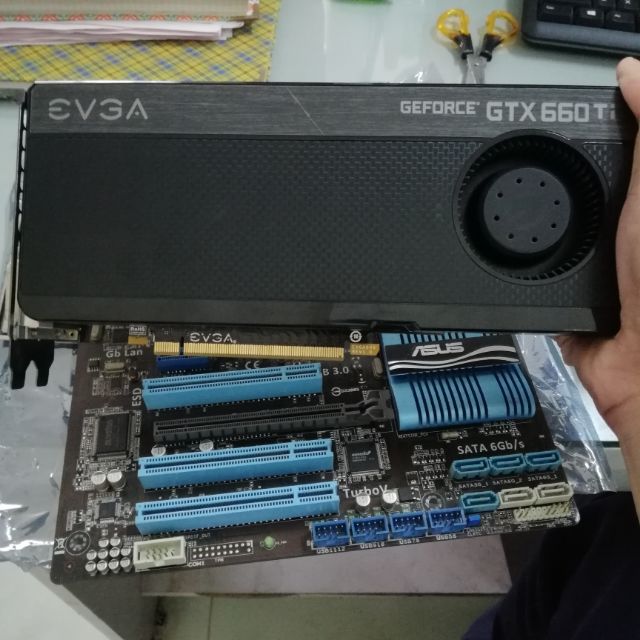 Card màn hình EVGA GTX 660ti 2gb 192bit chiến pupg
