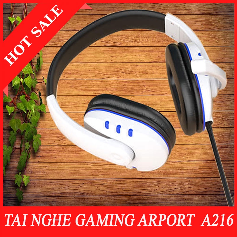 Tai Nghe Chụp Tai Aspor A216, Kèm Micro, Tặng Jack Cắm - PC - Laptop - Nghe Rõ Từng Tiếng Động - Bảo Hành 24 Tháng