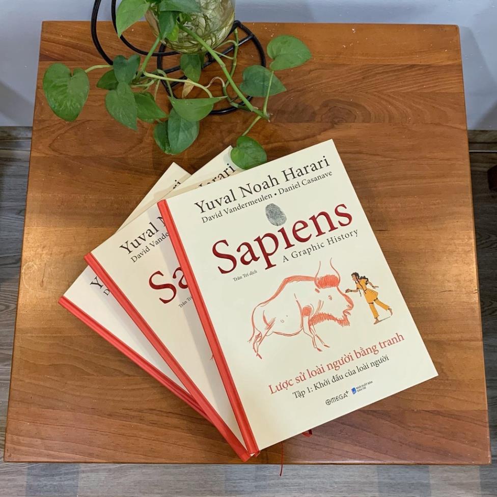 Sách - Sapiens: Lược sử loài người bằng tranh ( Tập 1 +2 ) - AlphaBooks