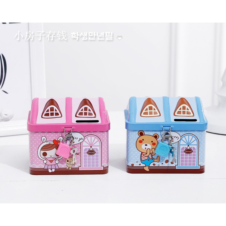 MVP2715 Két sắt mini tiết kiệm hình ngôi nhà
