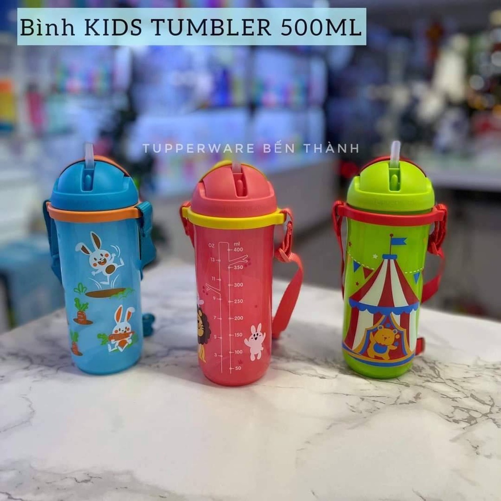 Bình nước Kids Tumbler có ống hút 500ml Tupperware