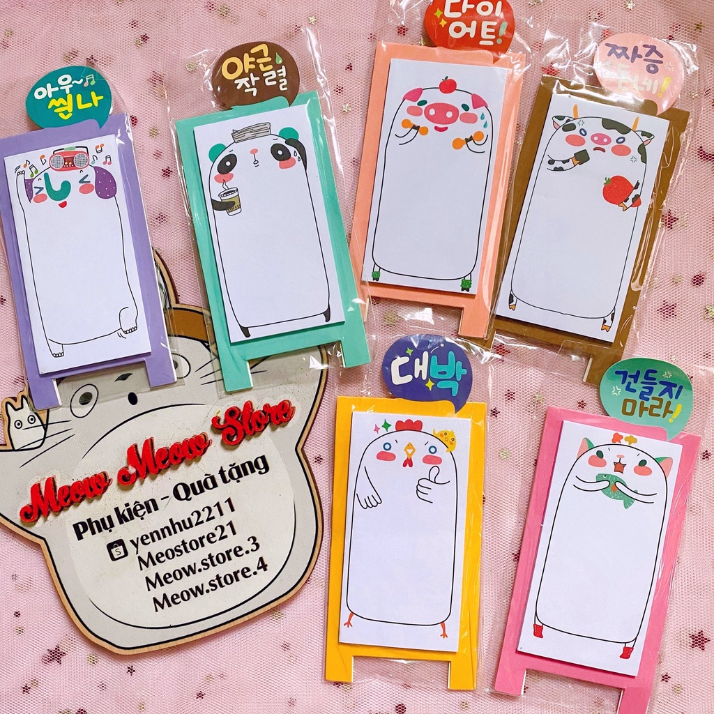 ❣️Được Chọn Mẫu❣️ Giấy Note Mini Đứng Được- Giấy Ghi Nhớ❣️