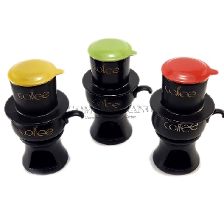 Phin pha cà phê kèm bếp sứ Bát Tràng
