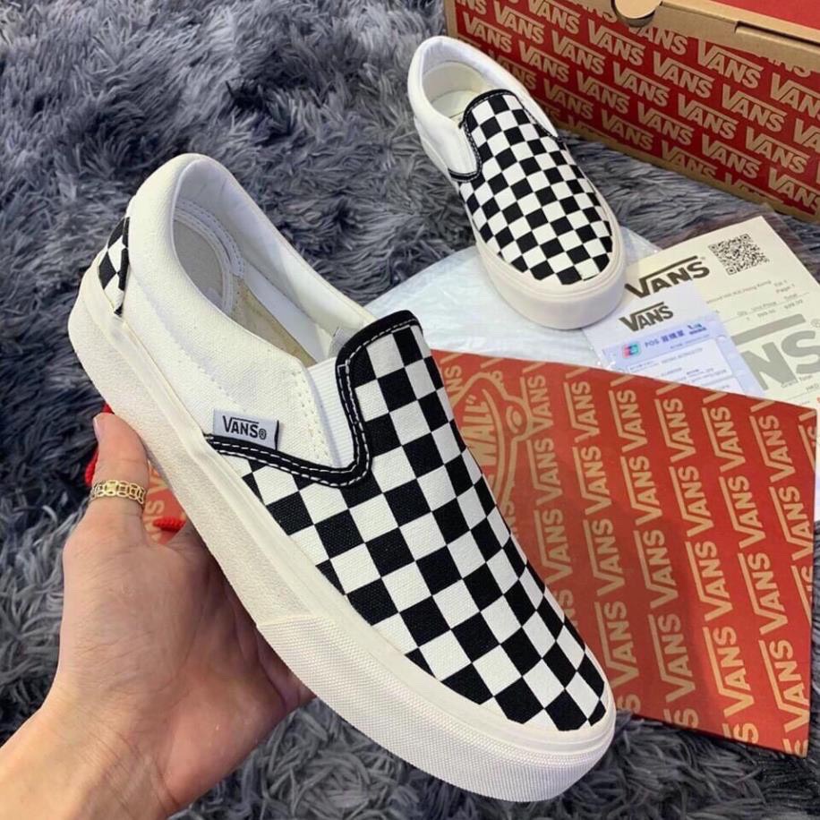 Giày thể thao sneakers nam nữ vans vault, fog ,caro, hồng phấn hàng 11
