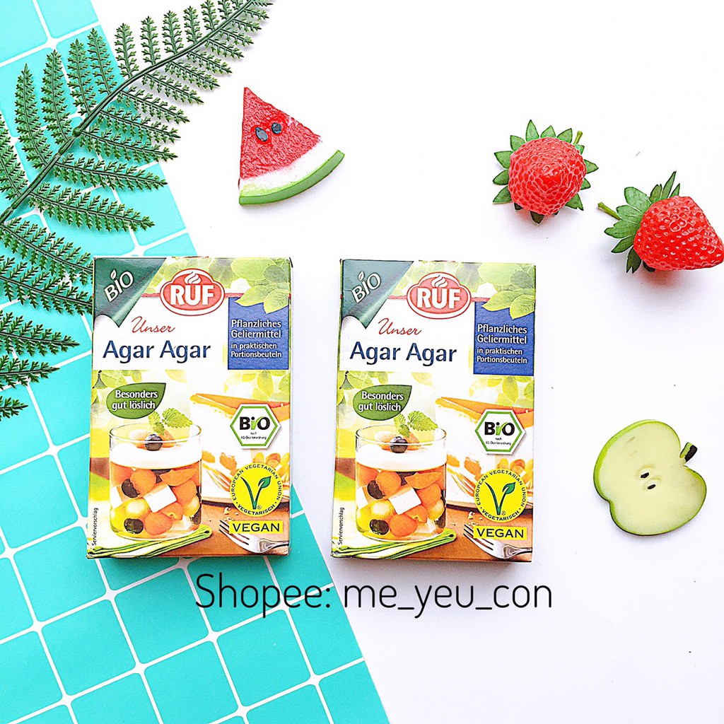 Bột Agar Hữu Cơ Ruf Làm Thạch Cho Bé